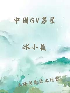 中国GV男星