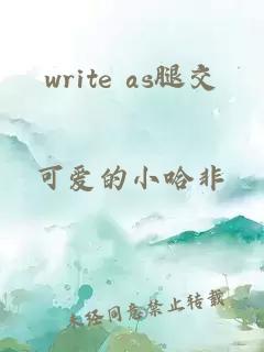 write as腿交